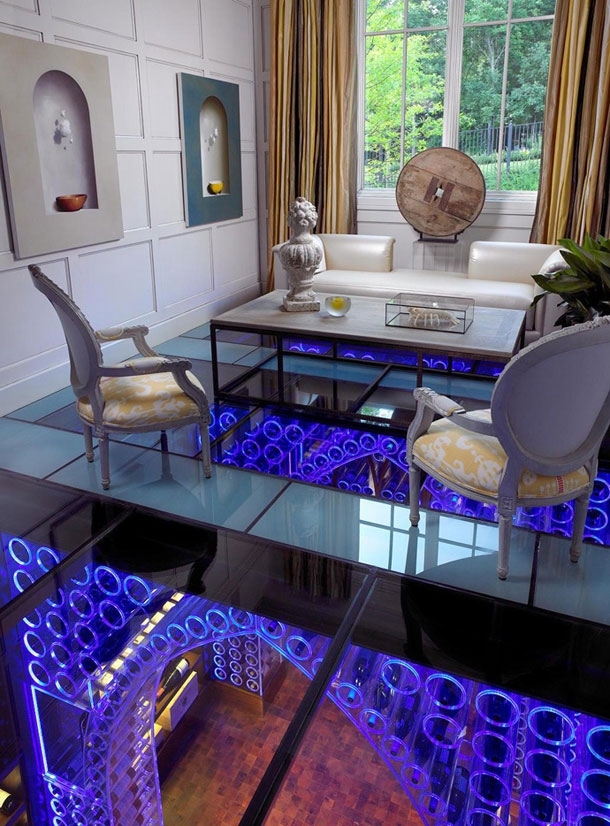 An Awesome LED Wine Cellar You'll Wish You Owned 