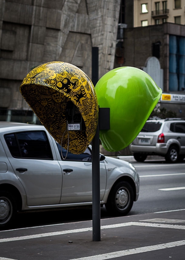 Artists Cover Brazil's Pay Phones With Their Art