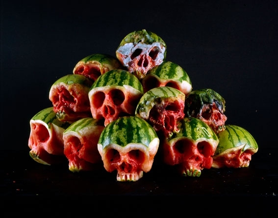 Insanely Creepy Skulls Carved Out Of Fruit & Vegetables