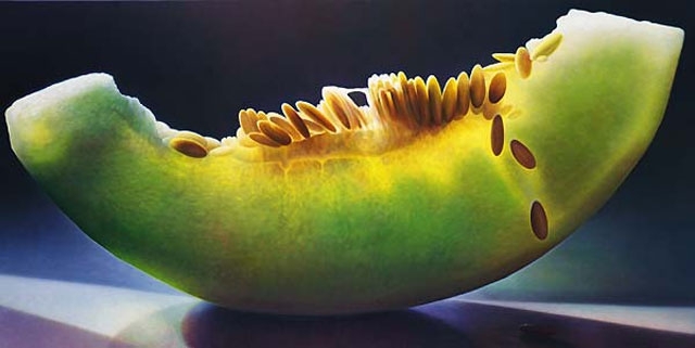 Translucent Fruit Paintings by Dennis Wojtkiewicz