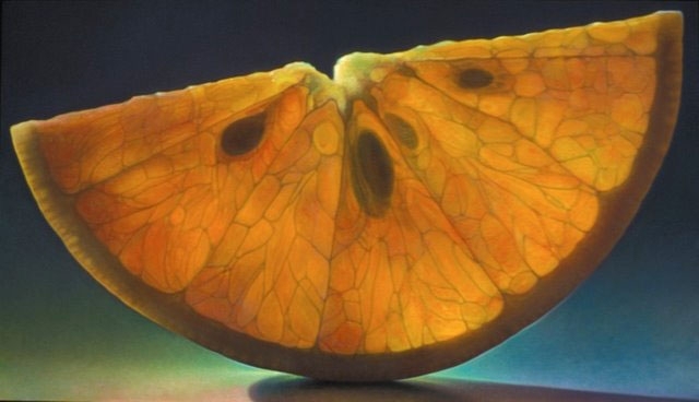Translucent Fruit Paintings by Dennis Wojtkiewicz