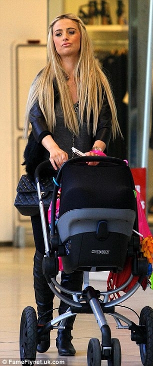 Chantelle Houghton Dotes on Baby Dolly 