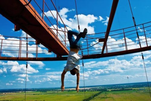 Cop-Out daredevil from the Ukraine 