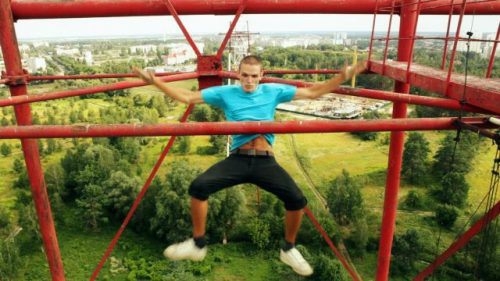 Cop-Out daredevil from the Ukraine 