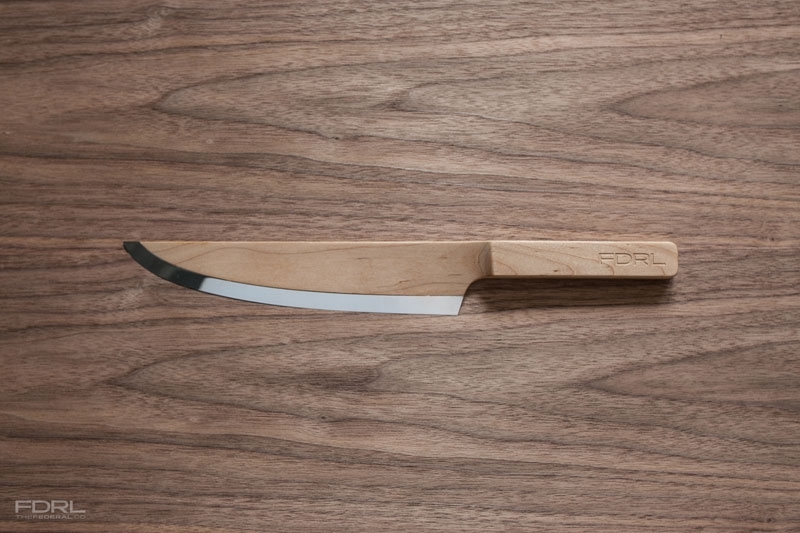 Kitchen Knives Made from Maple Wood