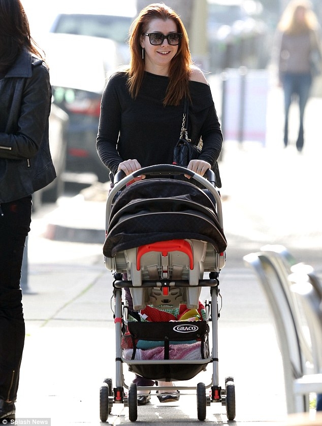 Alyson Hannigan coos over daughter Keeva 