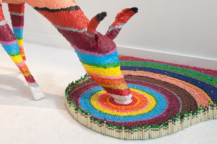 New Nature-Inspired Crayon Sculpture by Herb Williams