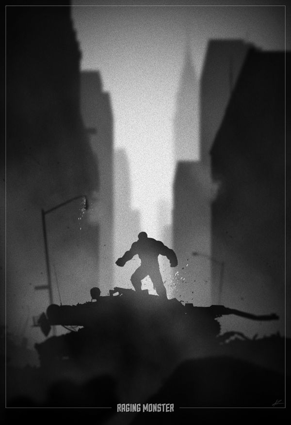 Superhero Noir Posters