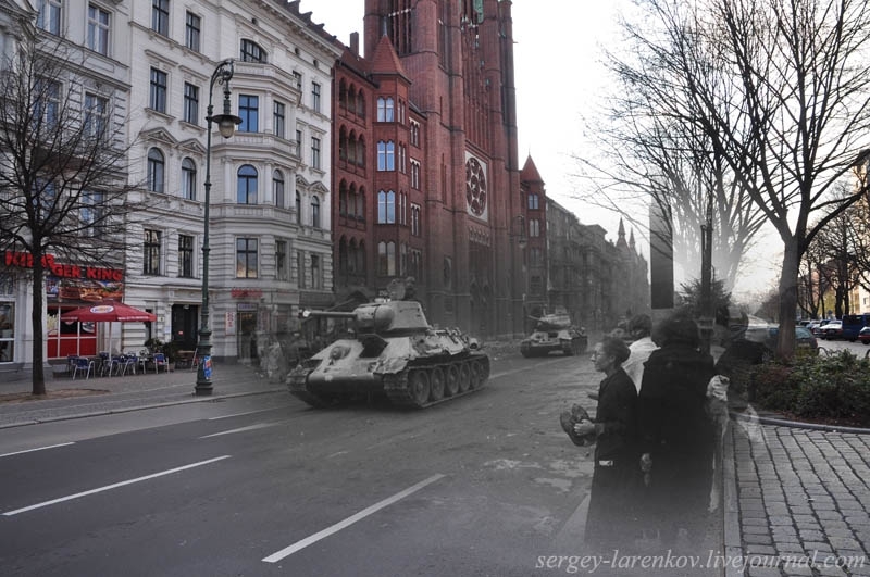 Blending Scenes from WWII into Present Day 