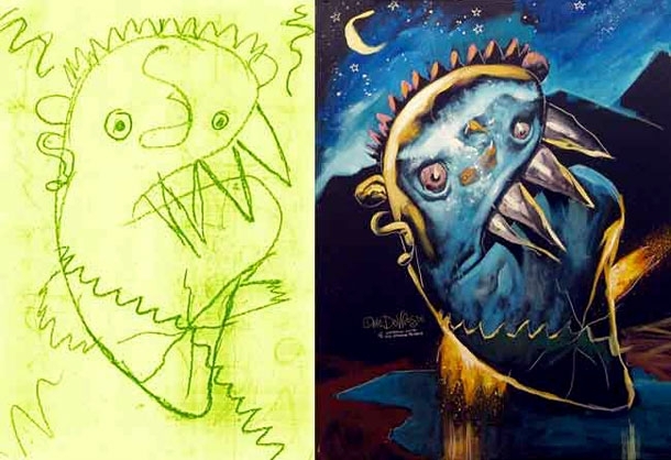 This Incredible Artist Brings Kids Drawings To Life