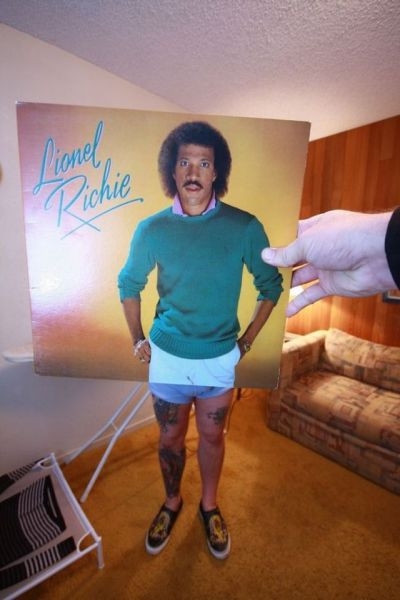 Sleeveface is a Creative Funny Art Form