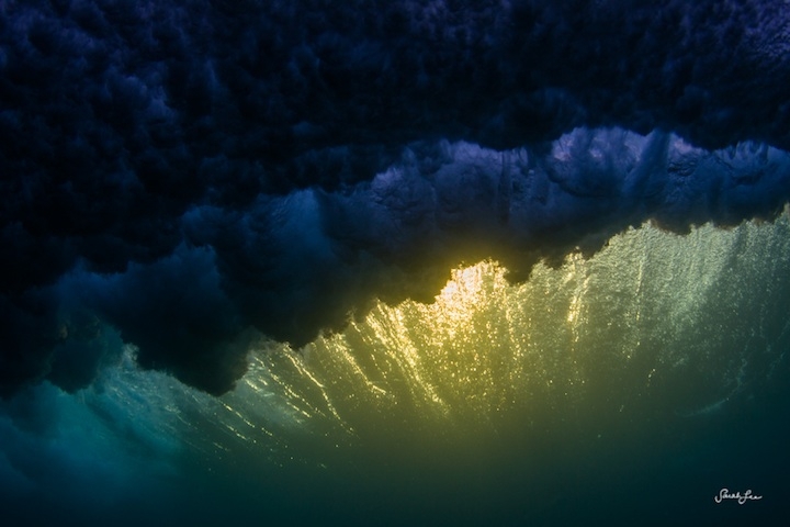 New Gorgeous Underwater Wave Photography by Sarah Lee