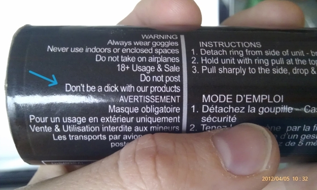 Insultingly Obvious Instructions