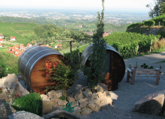 Wine Barrel Hotel in Germany
