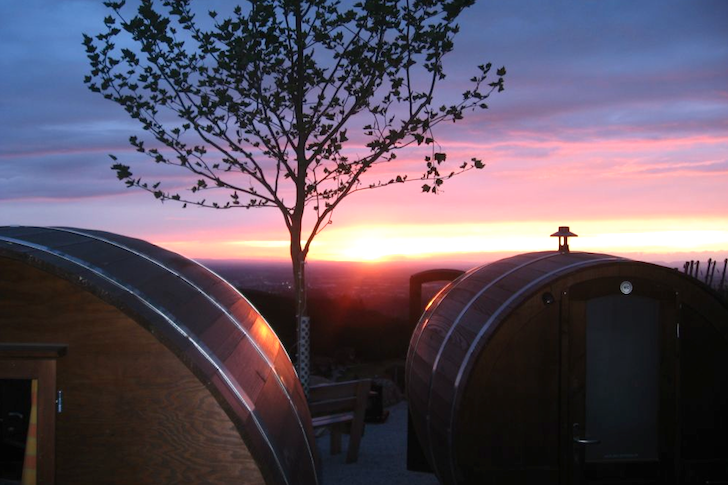 Wine Barrel Hotel in Germany