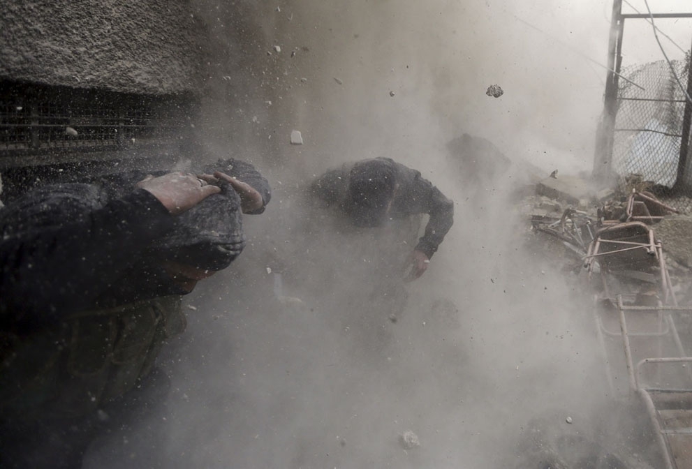 Intense Battle Scenes From Damascus 