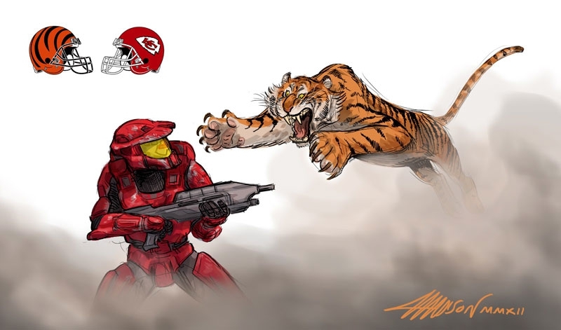 Football Matchups Illustrated by a Pixar Animator 
