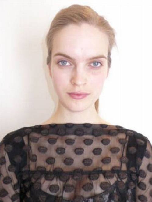 Louis Vuitton models without makeup