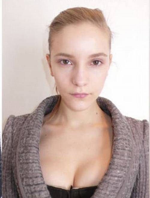 Louis Vuitton models without makeup