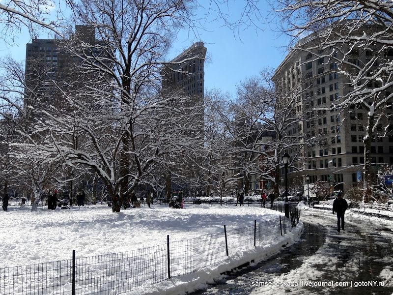 New York after Snow Storm