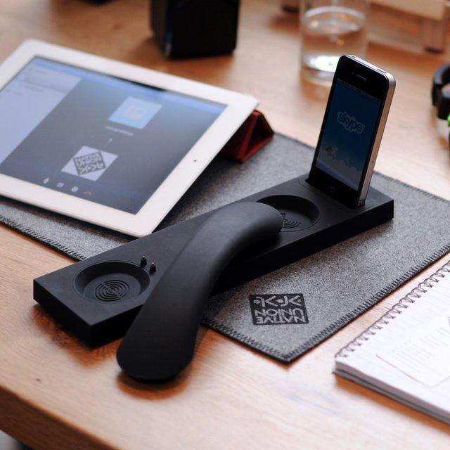 A New Gadget That Transforms Your Iphone into Stationary Phone
