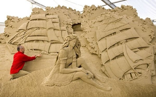 Staggering Sand Sculptures