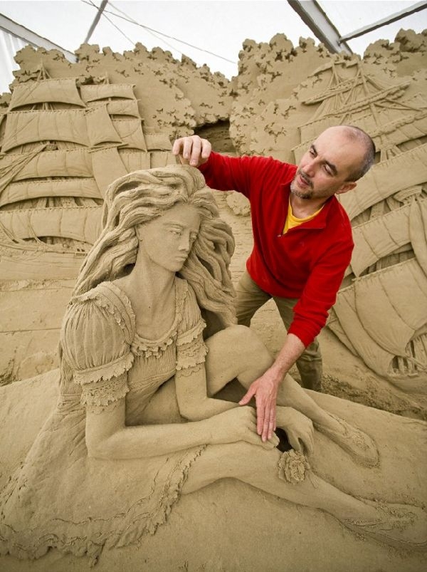 Staggering Sand Sculptures