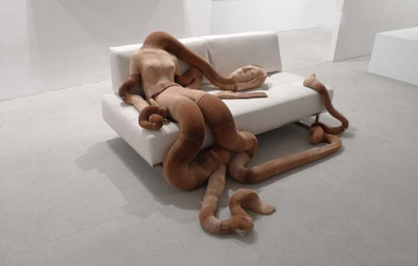 Flexible Paper Sculptures by Li Hongbo 