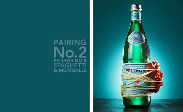 Photographs of Delicious Food Pairings Bound Together