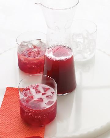 Pomegranate-Champagne Punch