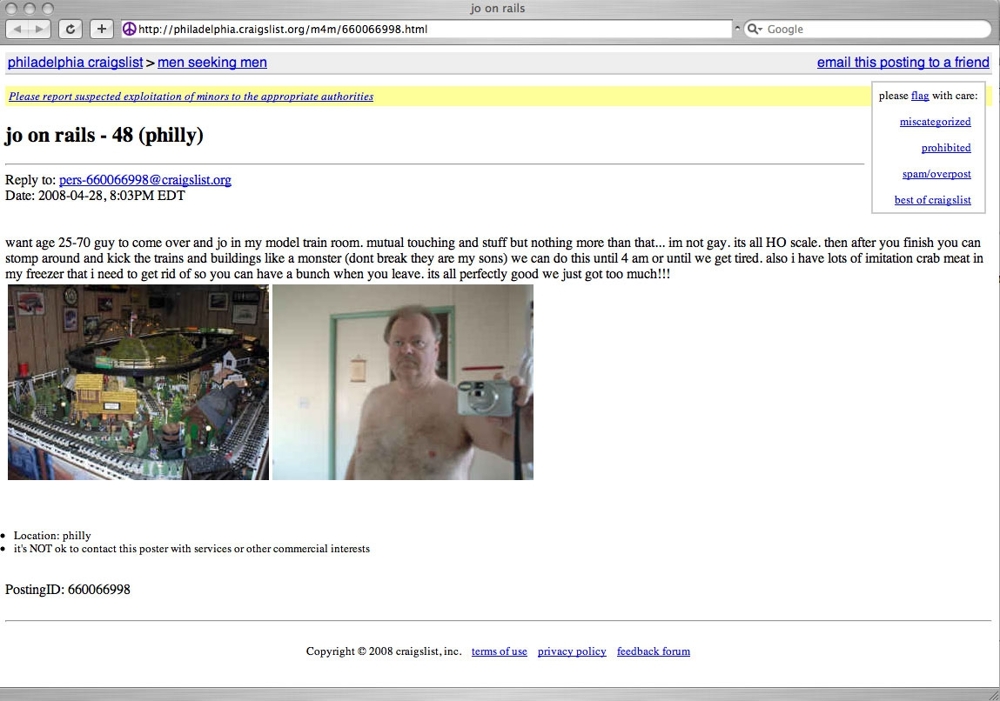 Stupid/Creepy/Hilarious Craigslist Ads!