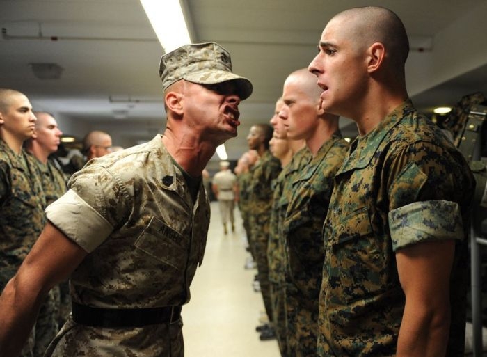 Pictures Of Marine Drill Instructors Screaming In People's Faces  Read
