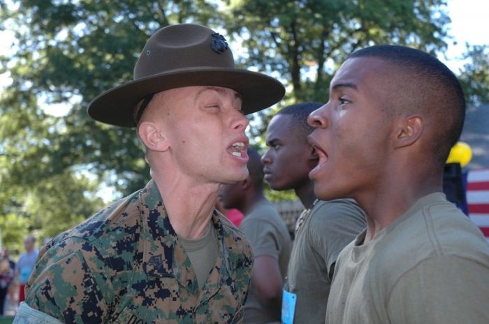 Pictures Of Marine Drill Instructors Screaming In People's Faces  Read