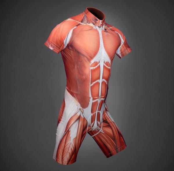 Muscle Skin Suits for Bicyclists 