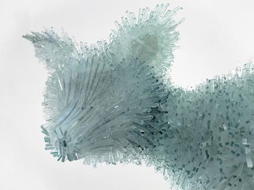 Amazing Animals Glass Shard Sculptures by Marta Klonowska