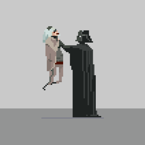 Brilliant 8-Bit GIFs Of Famous Sci-Fi & Fantasy Scenes