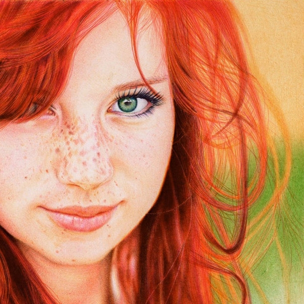 A Simply Stunning Photorealistic Pen & Ink Portrait
