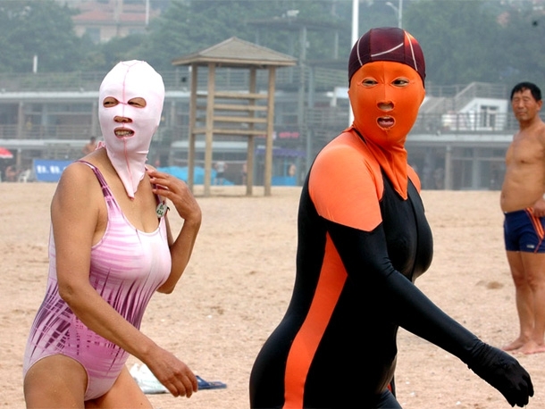 China's Latest Fashion Craze - The Facekini