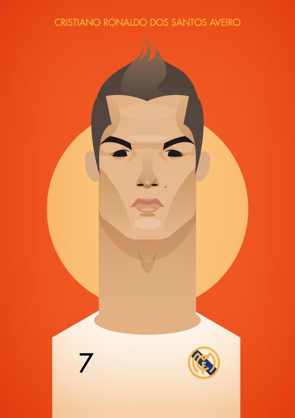 The World's Most Famous Footballers Illustrated