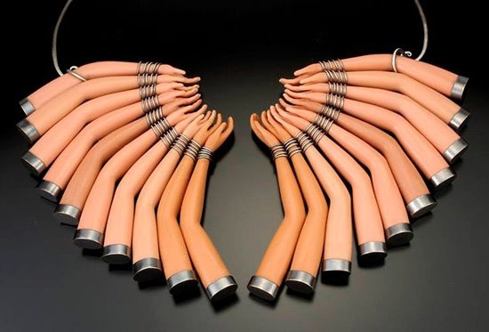Barbie Dolls Pulled Apart & Made Into Jewellery