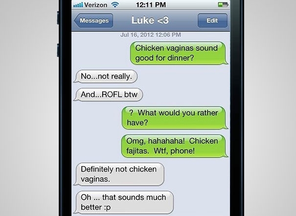 Funniest AutoCorrects Of 2012