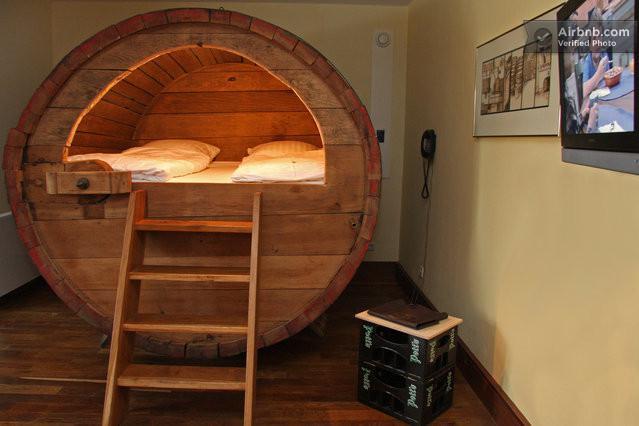 For True Beer Lovers There's a Beer Barrel Hotel