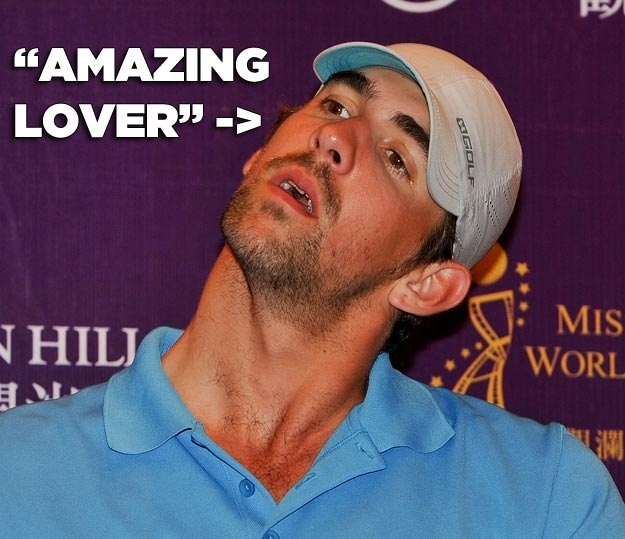 Michael Phelps is Quiet the "Lover"