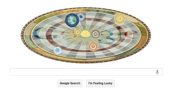 Google Celebrates Copernicus's 540th Birthday