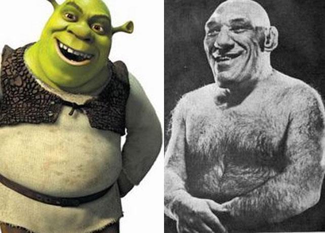 Meet Real-Life Shrek, Maurice Tillet 
