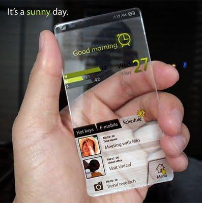 Transparent Phones Are Soon to Be Here!