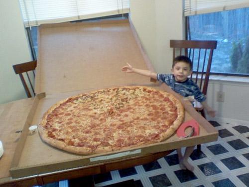 I Want My Pizza EXTRA Large!