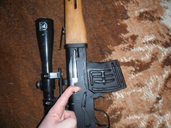 Hand-Made Rifle Model