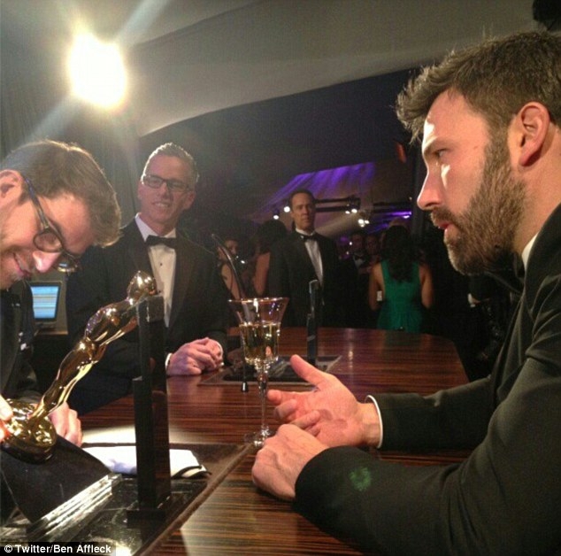 Oscar 2013 via Twitter