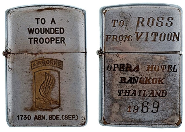 Soldiers’ Engraved Lighters from the Vietnam War 